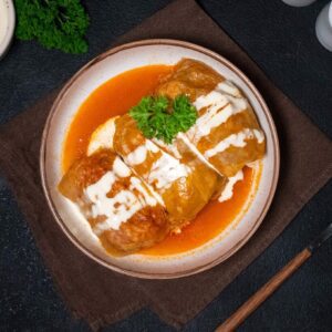 Holubtsi (kåldolmar) nötkött