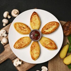 Potatiszrazy (potatiskakor) med svamp