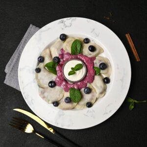 Varenyky (dumplings) med blåbär