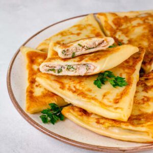 Benderyky med kyckling och ost