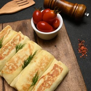 Mlyntsi (crepes) med nötkött